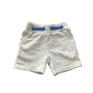 Member's Mark Baby Boys Heather Gray Knit Playwear Shorts 12M Blue Detail (0982)